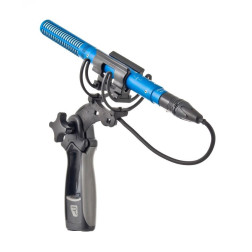 KIT SUPPORT MICRO AVEC CABLE XLR ET BONNETTE A POIL Rycote
