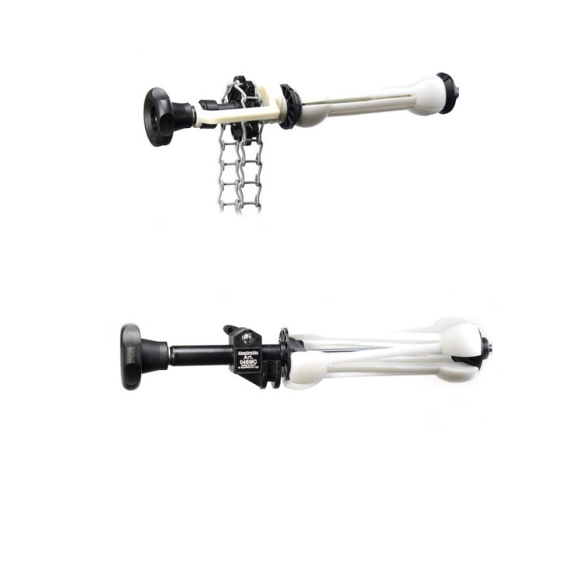 Kit de roulement pour fonds avec chaîne en métal gris Kit de roulement pour fonds avec chaîne en métal gris