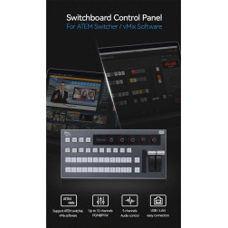 Pupitre de commande pour ATEM Blackmagic et Vmix PBS
