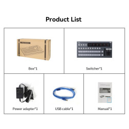Pupitre de commande pour ATEM Blackmagic et Vmix PBS