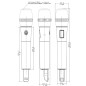 Émetteur main robuste et polyvalent avec ou sans inter-rupteur Émetteur main robuste et polyvalent avec ou sans inter-rupteur