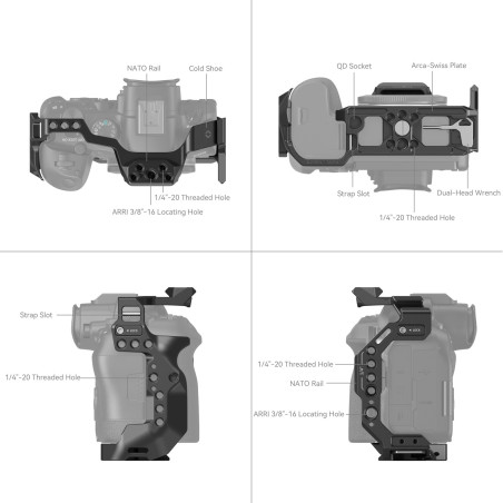 4159 CAGE FOR CANON EOS R6 MARK II Découvrez la cage Sma