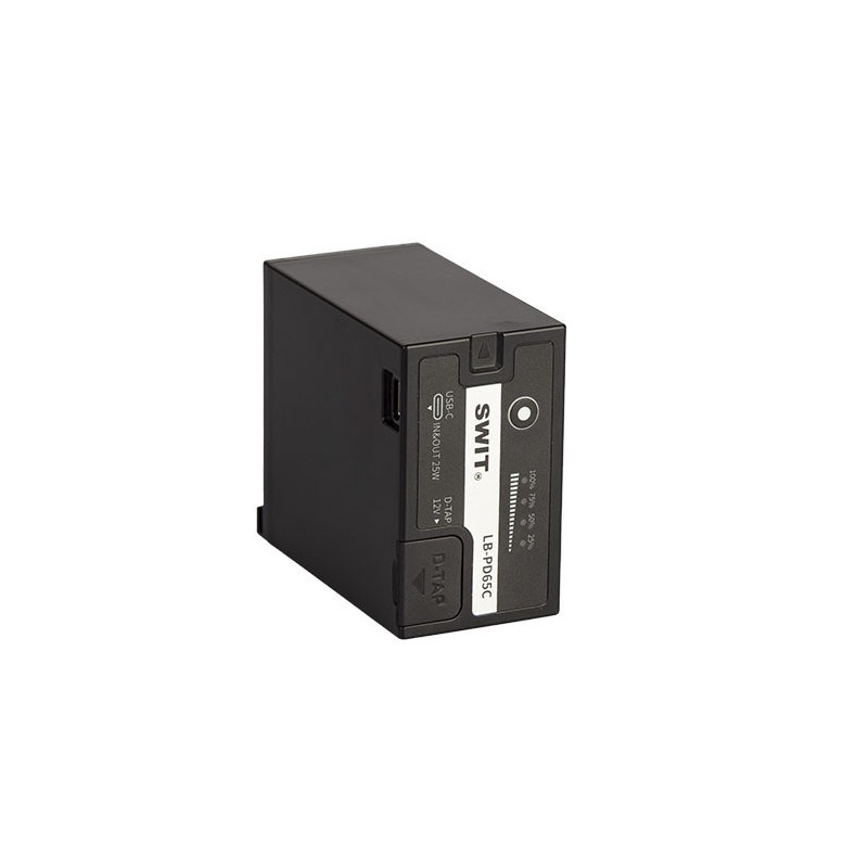 LB-PD65C  - 65Wh D-type DV battery with 12V D-tap and USB-C, type Panasonic VBR59