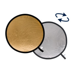 REFlecteur pliable reversible 95cm Silver/Gold, livré a Manfrotto