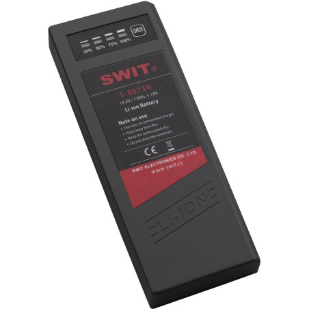 Batterie type NP-1 14.4V, 73Wh / 5.1Ah grande capacité, Swit