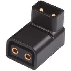 S-7105 Deport coudé D-tap Male vers Female 90° D-tap Mal
