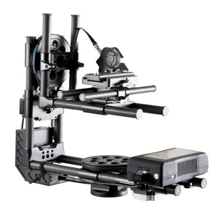 Tête HF 2 axes 15kg + focus + télécommande E-Image