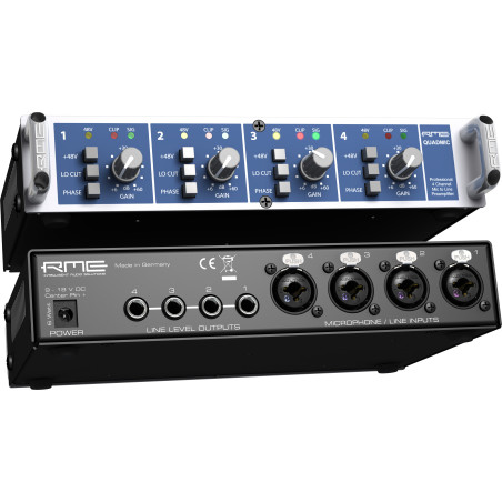 QUADMICII Gamme Preamp-Series - Préampli 4 canaux - 1/2 RME