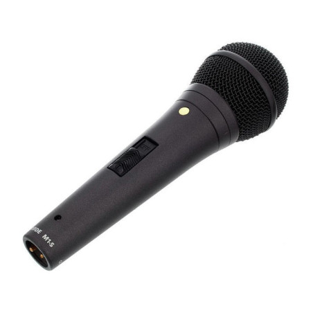 M1-S Microphone dynamique cardioïde avec interrupteur Mi