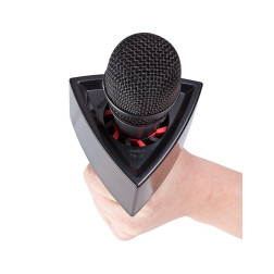 Flag-Micro Triangle Noir Surface logo 89.5 mm de large s Rycote