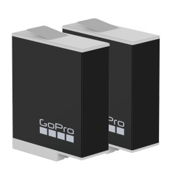 Enduro Pack 2 batteries compatibles Hero 9 - 10 - 11 et 12 GoPro