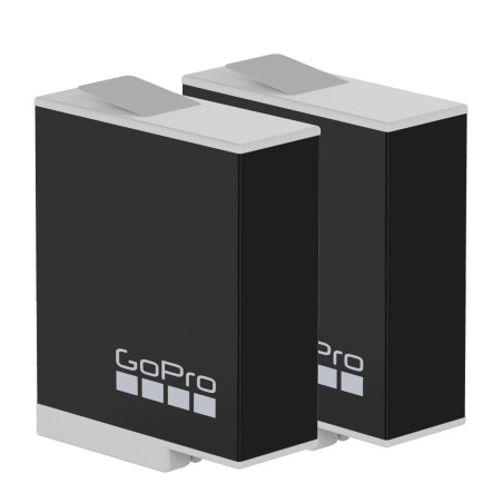 Enduro Pack 2 batteries compatibles Hero11 Hero12 Go Pro GoPro