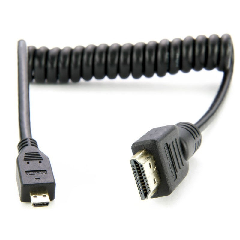 HDMI A Standard - HDMI D Micro Torsadé 30 cm HDMI A Standard - HDMI D Micro Torsadé 30 cm