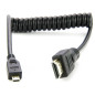HDMI A Standard - HDMI D Micro Torsadé 30 cm HDMI A Standard - HDMI D Micro Torsadé 30 cm
