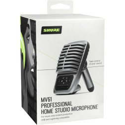 MV51-DIG Microphone à condensateur à large diaphragme Bu