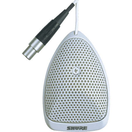 MX391W-A/S - Micro effet de surface blanc supercardio Mi Shure
