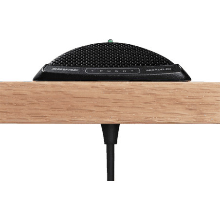 MX392BE-C - Micro effet de surface noir cardio Micros de
