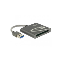 Lecteur de carte USB 3.0 pour cartes de mémoire CFast 2.0, anthracite Delock