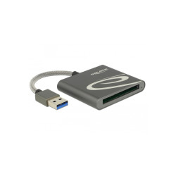 Lecteur de carte USB 3.0 pour cartes de mémoire CFast 2.0, anthracite Delock