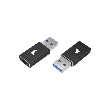 USB 3.1 Gen2 Type A to Type C Adapter active black USB 3 Angelbird