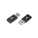 USB 3.1 Gen2 Type A to Type C Adapter active black Angelbird