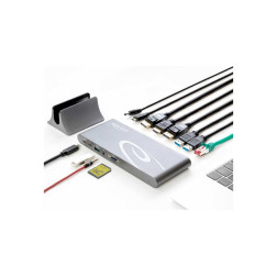 Station d'accueil USB Type-C DP 1.4 triple 4K Display - HDMI / DisplayPort / USB / LAN / SD / PD 3.0 Delock