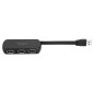 4 Port USB 2.0 Hub Black