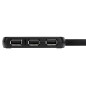 4 Port USB 2.0 Hub Black