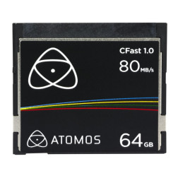 CFast Extreme Pro - 64Go - 80Mb/s - 1.0 Carte CFast Extr Atomos