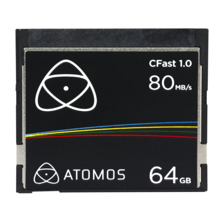 CFast Extreme Pro - 64Go - 80Mb/s - 1.0 Carte CFast Extr Atomos