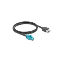 Câble HSD Z femelle à USB 2.0 Type-A femelle 1 m Delock