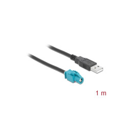 Câble HSD Z femelle à USB 2.0 Type-A mâle 1 m Delock