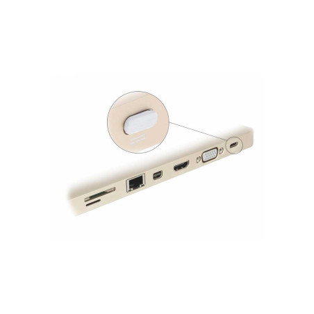 Capot blanc pour USB Type-C femelle sans prise, 10 pièce