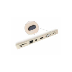 Capot noir pour USB Type-C femelle sans prise, 10 pièces