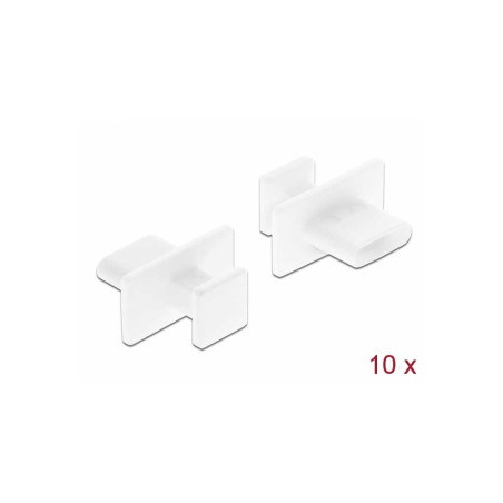 Capot blanc pour USB Type-C femelle blanc grosse prise,