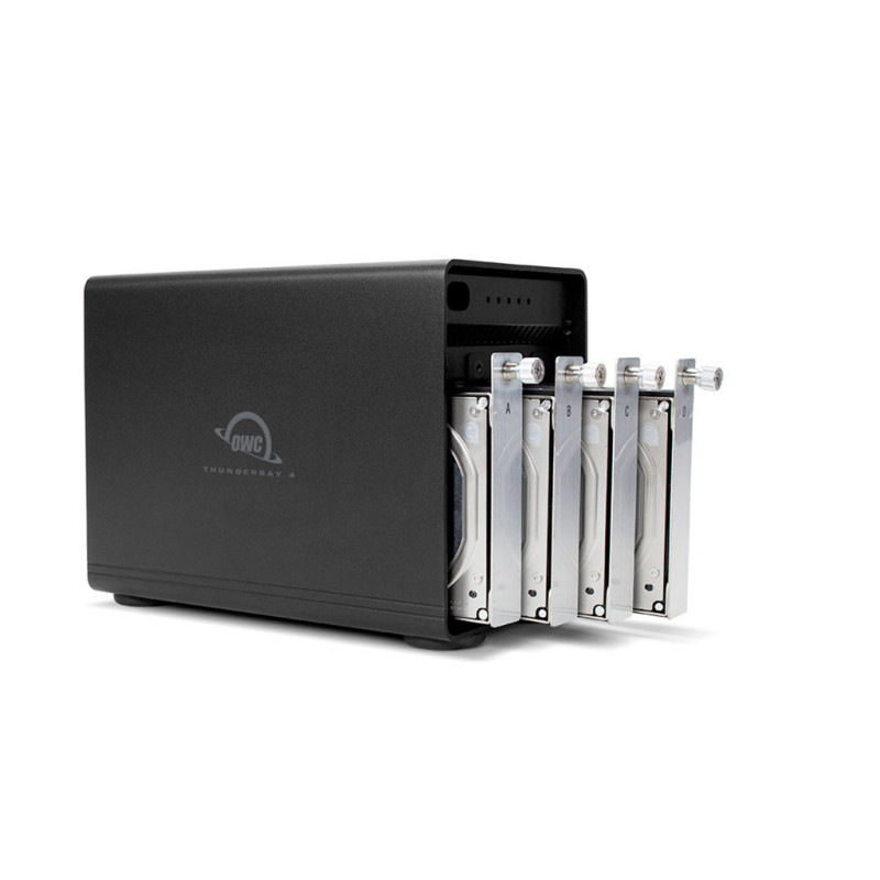 ThunderBay 4 RAID Ready 4-Bay External Storage Enclosure with 2 x TB3 Ports. 4-Bay RAID ohne Softraid