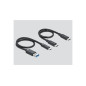 Lecteur de carte USB Type-C pour cartes mémoires CFast et SD + USB Hub avec port Type-A et USB Type-C
