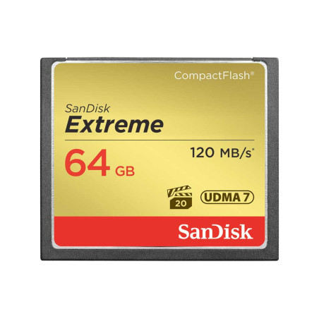 Compact Flash Extreme 64Go 120Mo/s Compact Flash Extreme SanDisk