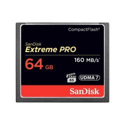 Compact Flash Extreme Pro 64Go 160Mo/s SanDisk