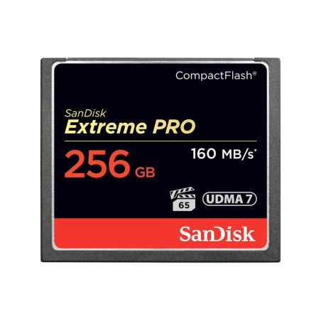 Compact Flash Extreme Pro 256Go 160Mo/s Compact Flash Ex SanDisk