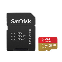 Extreme MicroSD 32 Go V30 UHS-I SanDisk