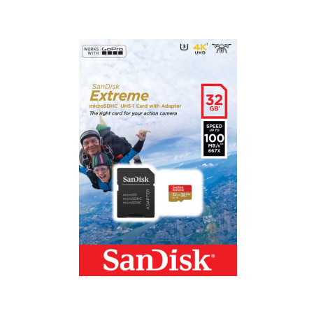 Extreme MicroSD 32 Go V30 UHS-I Extreme MicroSD 32 Go V3