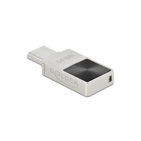 Mini Clé USB 3.2 Gen 1 USB-C 64 GB - Boitier métallique Delock
