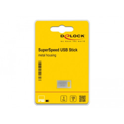 Clé USB 3.2 Gen 1 128 GB - Boitier métallique Delock