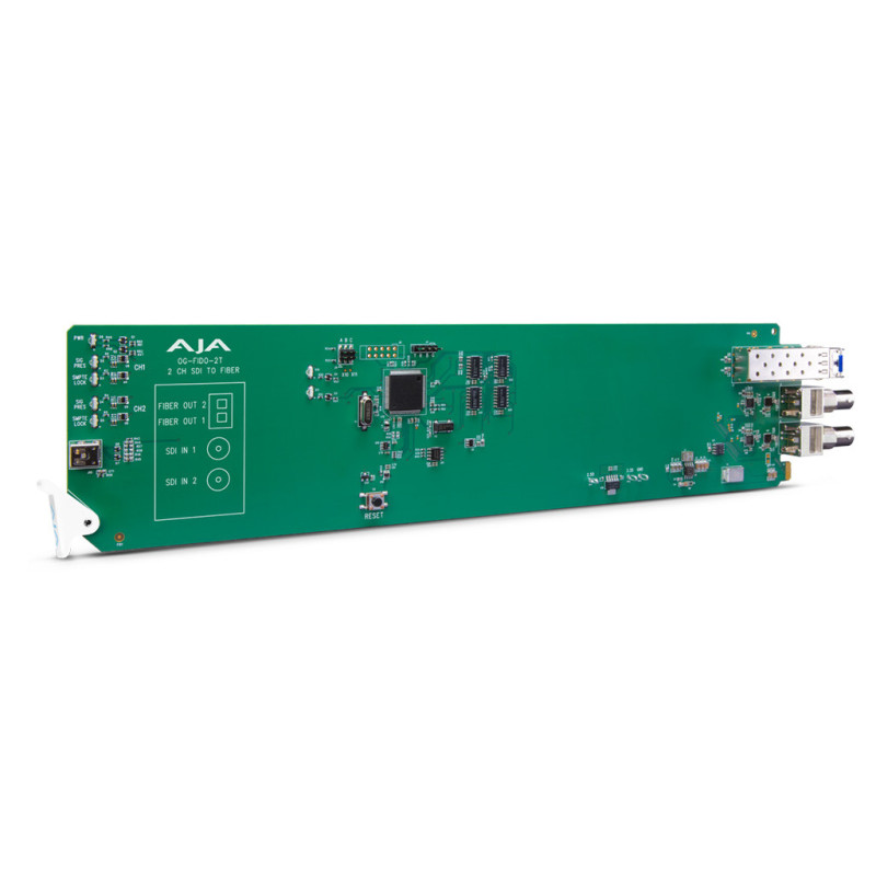 OG-FIDO-2T 3G-SDI to Single Mode LC Fiber Transmitter with DashBoard Support