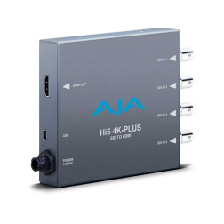 Hi5-4K Plus Convert Quad-3G-SDI to HDMI 2.0b at up to 4K AJA