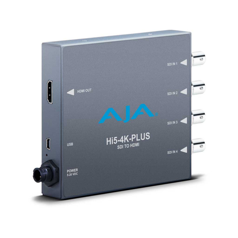 Hi5-4K Plus Convert Quad-3G-SDI to HDMI 2.0b at up to 4K 60p