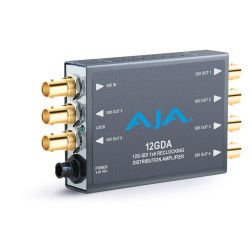 12GDA 1x6 12G-SDI reclocking distribution amplifier 12GD AJA