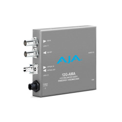 12G-AMA-T-ST 12G-SDI Input and Output up to 4K/UltraHD with ST Fiber Transmitter AJA