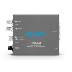 12G-AM-T 12G-SDI 8-Channel AES Embedder/Disembedder with AJA